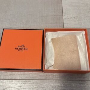 Hermes Orange Box with Cream Felt